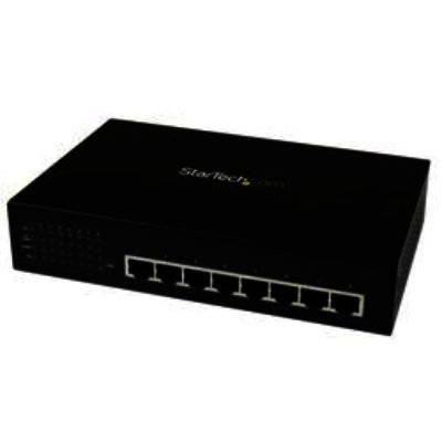 StarTech.com 8 Port Unmanaged Industrial Gigabit Power over Ethernet Switch - 802.3af/at PoE+ Switch StarTech.com 8 Port Unmanaged Industrial Gigabit Power over Ethernet Switch - 802.3af/at PoE+ Switch